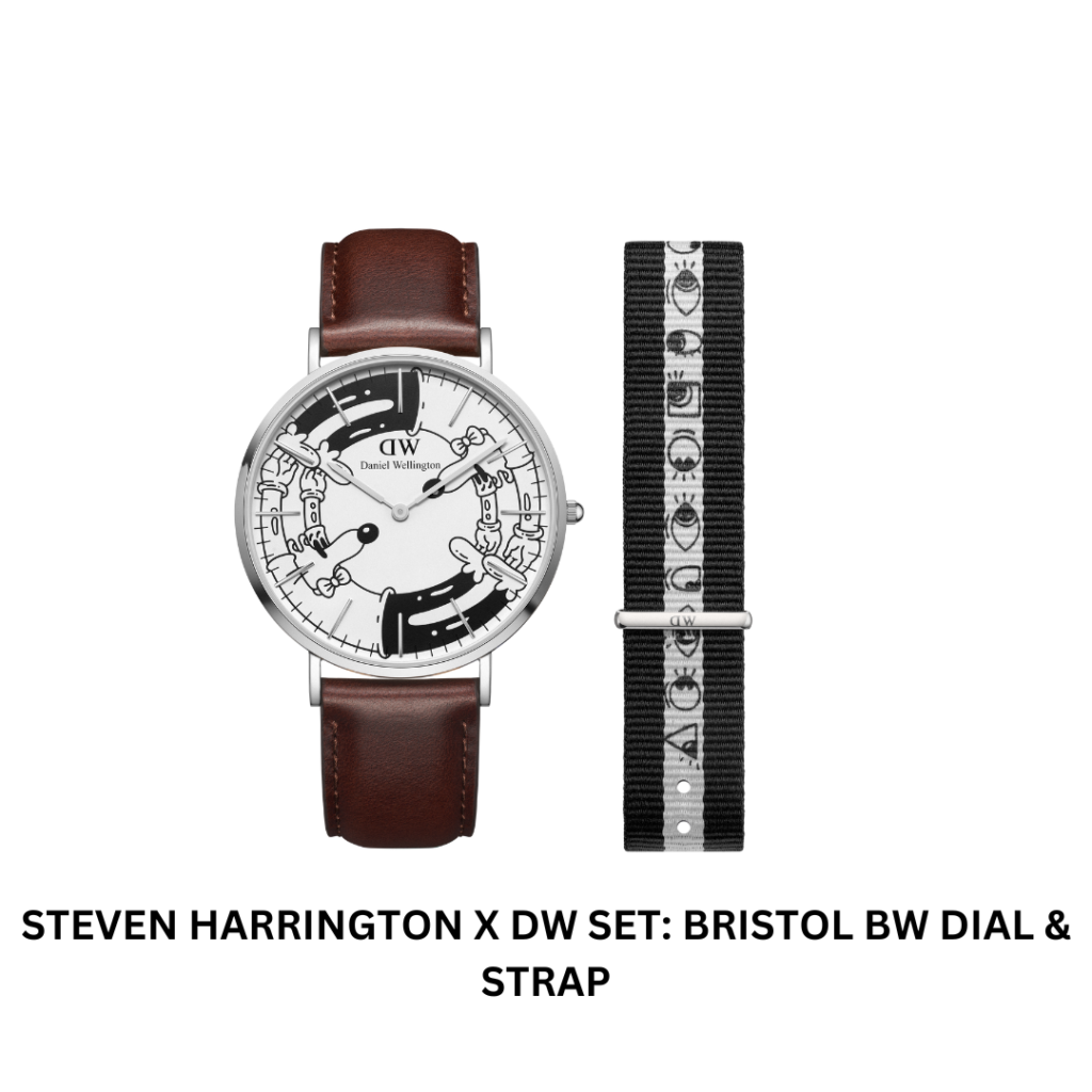 STEVEN HARRINGTON X DANIEL WELLINGTON SET: BRISTOL BW DIAL & STRAP
